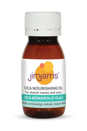 JimJams CICA bőrápoló olaj striák, terhességi csíkok, hegek ellen, 50 ml