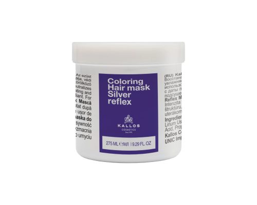Kallos Silver Reflex hamvasító pakolás, 275 ml