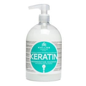 Kallos Keratin sampon keratinnal és tejproteinnel, 1 l