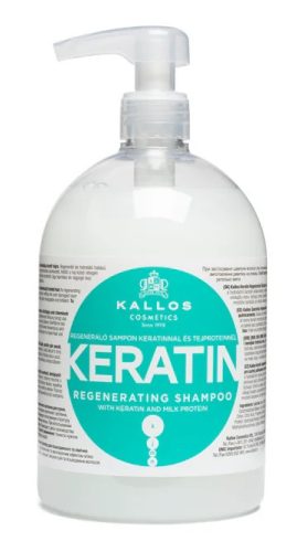 Kallos Keratin sampon keratinnal és tejproteinnel, 1 l