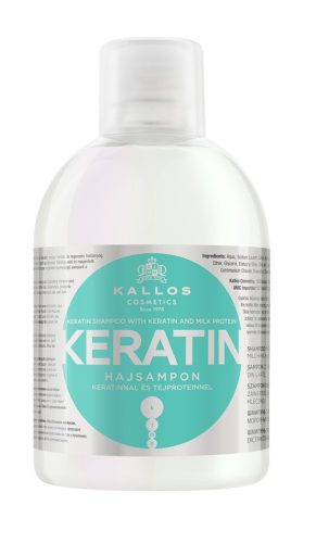 Kallos Keratin sampon keratinnal és tejproteinnel, 500 ml