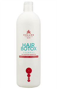 Kallos KJMN Hair Pro-tox sampon keratinnal, kollagénnel és hialuronsavval, 500 ml