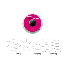   Long Lashes szempilla fekete C / 0,15 - 16mm - 0.5g LLC1151605