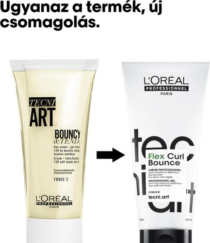 Loreal Tecni.Art Flex Curl Bounce hajformázó krém göndör hajra, 200 ml