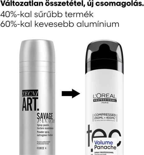 Loreal Professionnel Tecni.Art Volume Panache volumennövelő púder spray, 250 ml
