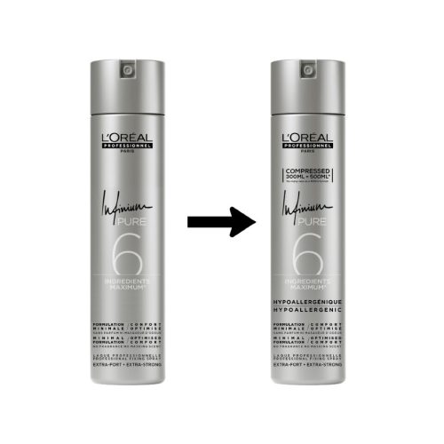 Loreal Infinium Pure hajlakk extra erős tartással, 300 ml