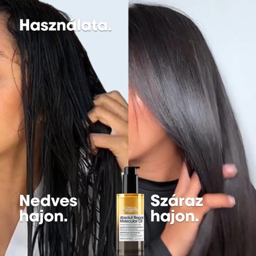 Loreal Serie Expert Absolut Repair Molecular kétfázisú olaj sérült hajra, 90 ml
