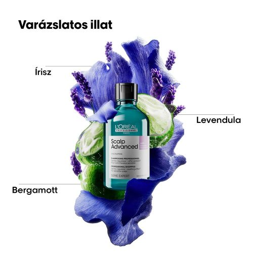 Loreal Scalp Advanced nyugtató sampon érzékeny fejbőrre, 300 ml