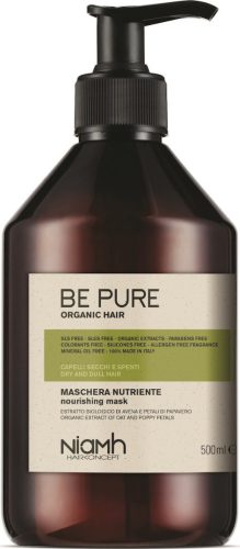 Niamh Be Pure Nourishing hajpakolás száraz és élettelen hajra, 500 ml