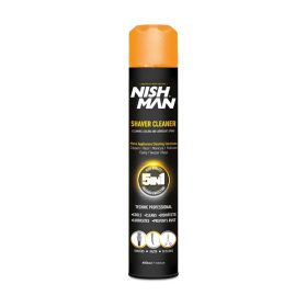   Nish Man Shaver Cleaner gép tisztító 5 az 1-ben spray, 400ml