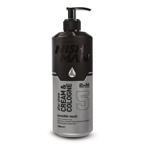 Nish Man Cream&Cologne 05 Invisible Touch borotválkozás utáni balzsam, 400ml