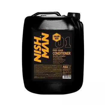 Nish Man Pro-Hair Keratin Complex hidratáló balzsam sérült hajra,  5 l