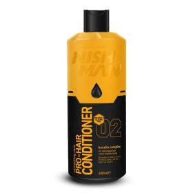   Nish Man Pro-Hair Keratin Complex hidratáló balzsam Sérült hajra hajra,  400 ml