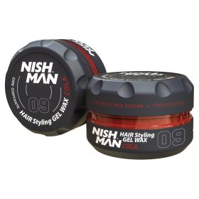   Nish Man Cola 09 fényes hatású gél wax, extra erős tartással, 150ml