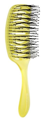 Olivia Garden iDetangle Pride Medium bontókefe vizes és száraz hajra, Yellow