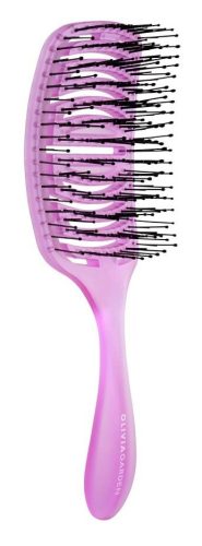 Olivia Garden iDetangle Pride Medium bontókefe vizes és száraz hajra, Purple