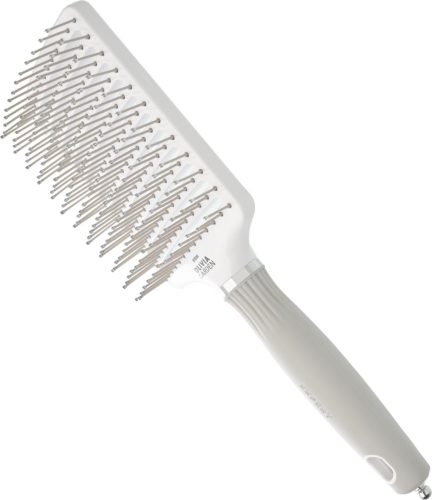Olivia Garden Expert Care Vent White & Grey nylon sörtés hajkefe, Large