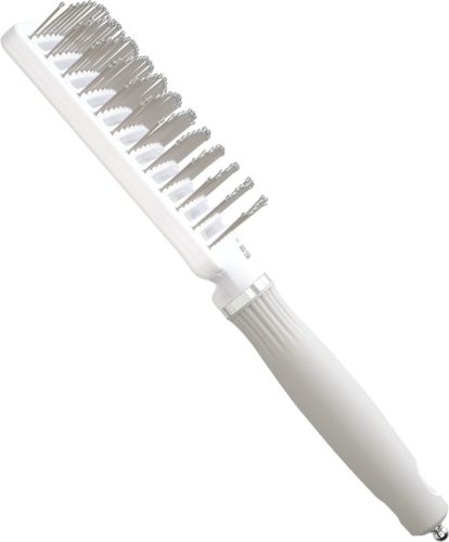 Olivia Garden Expert Care Vent White & Grey nylon sörtés hajkefe, Large