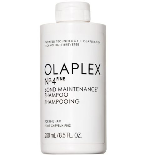 Olaplex No. 4 Fine Bond Maintenance hajmegújító sampon vékonyszálú hajra, 250 ml