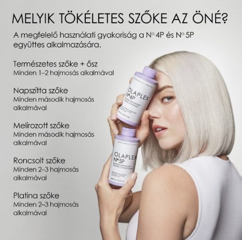 Olaplex No. 5P Blonde Enhancer Szőke hajra hajszínfokozó hamvasító kondicionáló, 1 l
