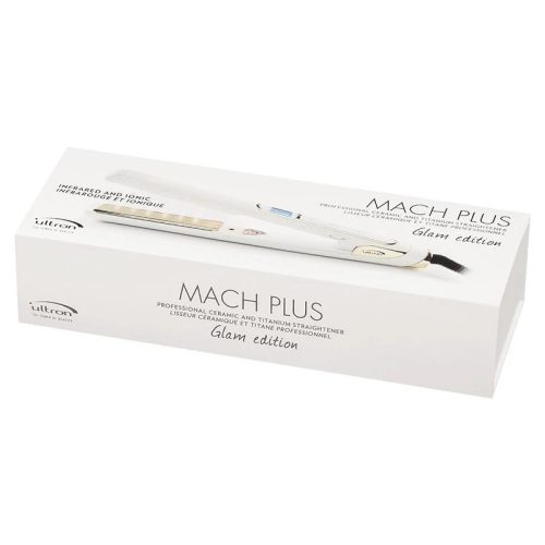 Ultron Mach Plus infrás ionos hajvasaló, fehér