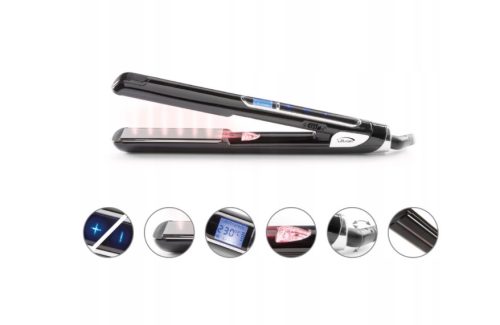 Ultron Mach Plus infrás ionos hajvasaló, fekete