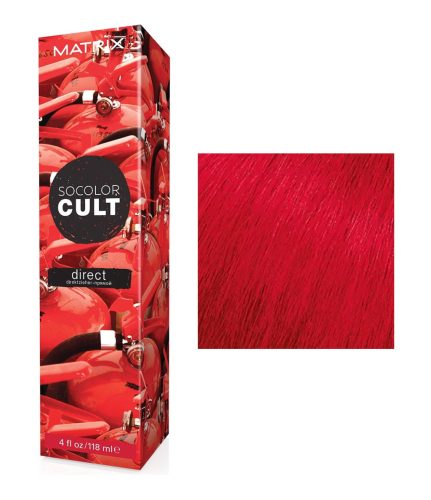 Matrix SoColor Cult Direct Semi Permanent hajszínező Red Hot, 118 ml