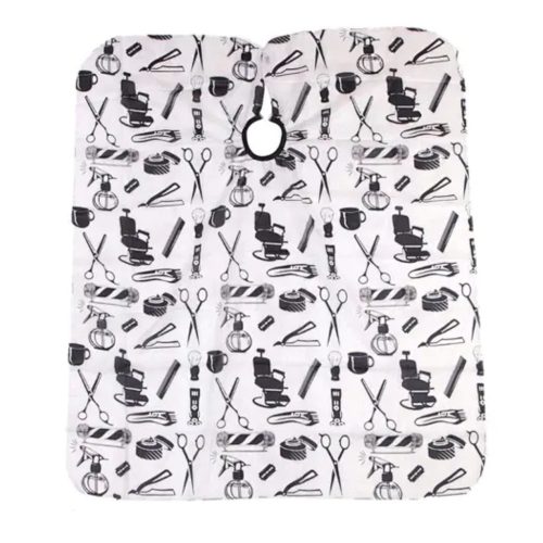 Chromwell Beterítő kendő barber mintás, gumis, kapcsos J-12