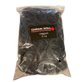 Chromwell erős hajgumi F-14, fekete, 1000 db