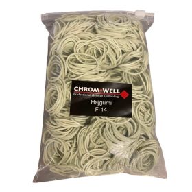 Chromwell erős hajgumi F-14, fehér, 1000 db