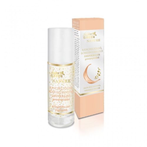 Golden Green Nature ráncfeltöltő, bőrkiegyenlítő sminkbázis Genopeptiddel, 30 ml