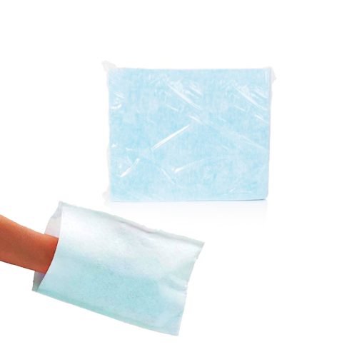 Roial tisztító és peeling kendő, kék, 20x25 cm, 50 db