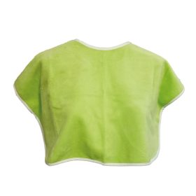 Kozmetikai beterítő pillakendő, bambusz frottír, zöld