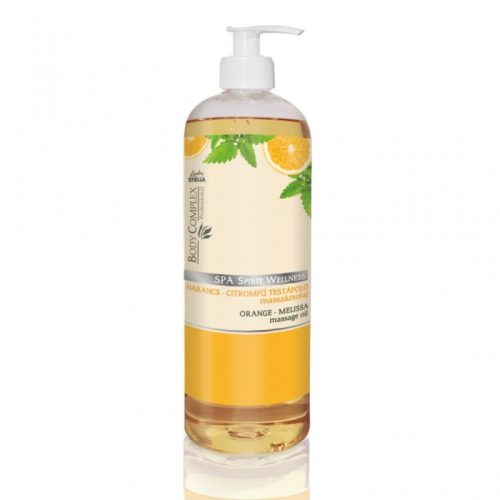 Lady Stella Spa Spirit Wellness narancs és citromfű masszázsolaj, 1 l