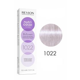   Revlon Nutri Color Creme színező hajpakolás 1022 Intenzív platina, 100 ml