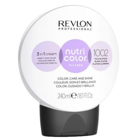   Revlon Nutri Color Creme színező hajpakolás 1002 White Platinum, 240 ml