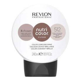   Revlon Nutri Color Creme színező hajpakolás 512, gyöngyházfényű hamvasbarna, 240 ml