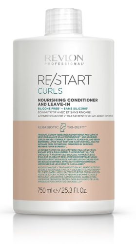 Revlon Restart Curls tápláló hajban maradó balzsam Göndör hajra hajra, 750 ml