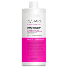   Revlon Restart Bond Repair Gentle Cleanser hajerősítő micellás sampon sérült hajra, 1000 ml