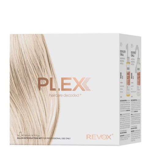 Revox Plex Professional professzionális hajújraépítő szalonkezelés szett, 3x260 ml