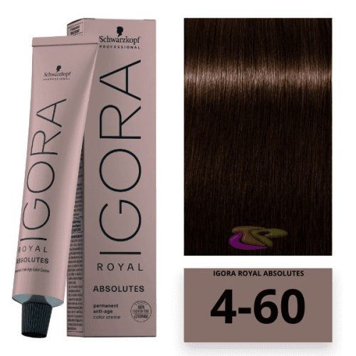 Schwarzkopf Igora Royal Absolutes hajfesték, 4-60
