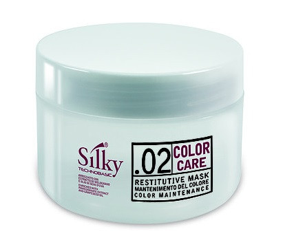 Silky Color Care színvédő, újraépítő pakolás festett hajra, 250 ml