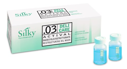 Silky Deli Care Actival rost erősítő olaj ampulla száraz, töredezett hajra, 10x10 ml