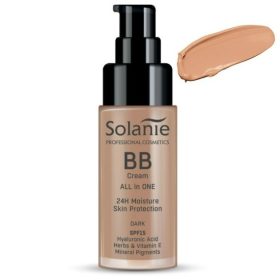   Solanie BB krém hialuronsavval és fényvédővel SPF15 Sötét