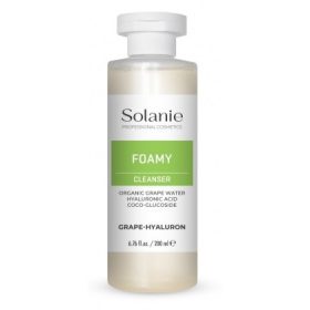 Solanie Szőlő-hialuron habzó lemosó gél, 200 ml