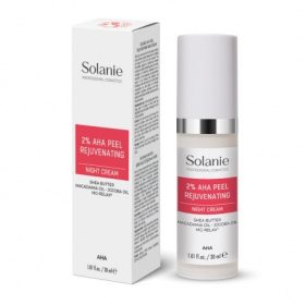 Solanie AHA peel bőrfiatalító éjszakai krém, 30 ml