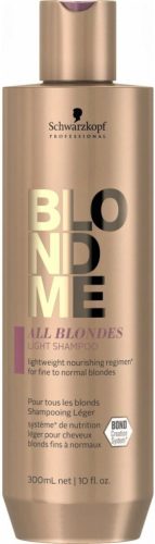 Schwarzkopf Blondme Light sampon vékonyszálú szőke hajra, 300 ml