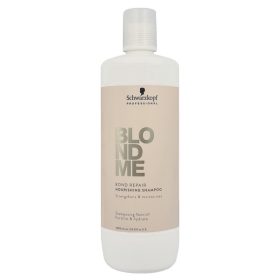   Schwarzkopf Blondme Bond Repair Nourishing intenzíven tápláló sampon szőke hajra, 1 l