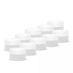 Kozmetikai tégely víztiszta, 5 ml, 10 db