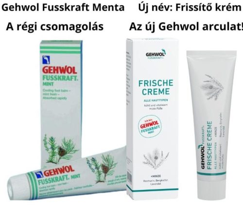Gehwol Fusskraft frissíto krém fáradt, fájó lábra, 75 ml